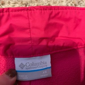 Girls Columbia snow pant